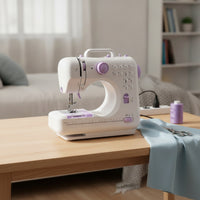 Portable Stitching Device with Handle Compact Portable Mini Stitching Device Electric Appliance for Beginners, Students, Apartments, Dorm Rooms