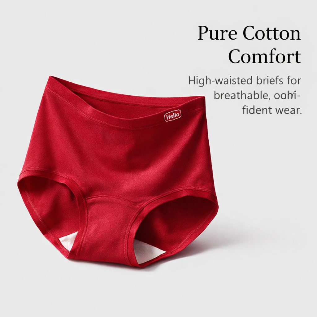 Underwear Women High Waist Full Coverage Knickers Multipack, Ladies Packs for Everyday Wear, Plus Size Extended Sizes