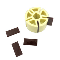 Sander Rotor 9mm X 20mm Rotor with Vanes Replacement Hardware for Mechanics, Hobbyists, Tool Maintenance, Workshops