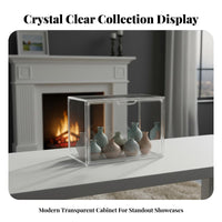 Transparent Model Cabinet High Clearness Clear Display Case Collectible Figure Box Particles Proof Stackable Figurine Box