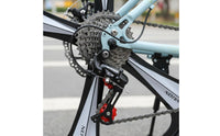 Lightweight Frame Mountain Bike Front Shock Absorption System Hardtail Mountain Bike Anti-Slip Tires Sports Equipment for Teenagers, Commuting