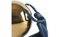 Abstract Sculpture Sophisticated Human Figure Sculpture Smooth Modern Art Ornament for Showroom, Office, Hotel