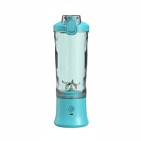 Portable Blender 6 Blades Design Individual Ice Crusher Crushing USB-Charged Juicer Cup for Travel, Office, Outdoor