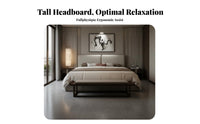 Upholstered foundation Frame Modern Chinese Design Upholstered Wood Frame Song period design sensibility Bedroom Furnishing for pairs, Adults, Apartment, Home