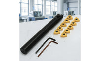 CNC Turning Tool Holder Anti-Vibration Holder with Carbide Inserts Tooling for Metalworkers
