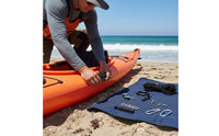 Kayak Anchor Trolley Kit Heavy-Duty Anchor Trolley System Kayak Rigging Kit for Kayakers