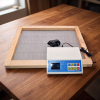 twinChannel Bee Venom Collector Wooden Bee Venom Collection Unit Electric Equipment Functional for Field, Workshop
