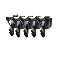 5 Pieces Clamp-Style Golf Bag Fasten-on Holder Compact Golf Bag Clip Slimline Long-Lasting for Golfers