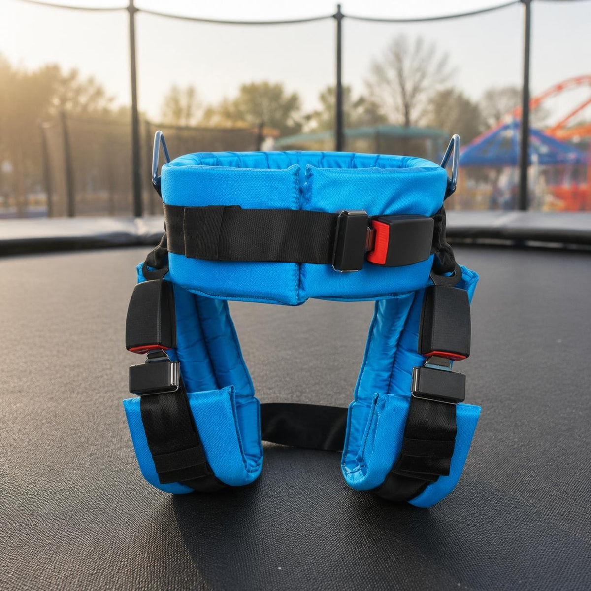Trampoline Belt Rapid-Release Buckle Child Trampoline Harness Waist and Leg Straps Sports Gear for Children