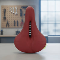 Ergonomic Cycle Saddle Aerodynamic Teardrop Bike Saddle Breathable Cycle Accessory