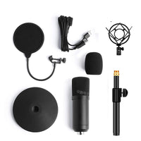 USB Condenser Microphone Kit for Live Streaming and Recording, 192KHz/24Bit High Sample Rate