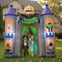 Inflatable Castle Archway Inflatable Arco De Castillo Inflable Halloween Archway Outdoor Arco De Casa Encantada Inflable