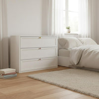 5-Drawer Metal Cabinet Space Saving Steel Bedside Storage Single-Tier