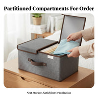 Foldable Clothing Box Stackable foldable Clothing Box Sturdy Construction