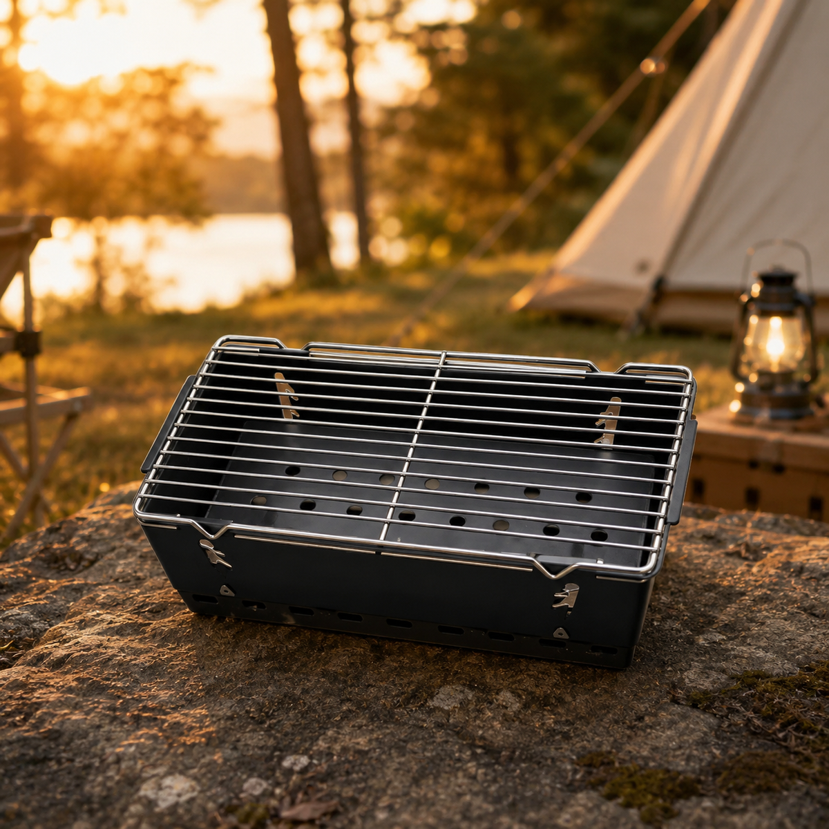portable charcoal grill