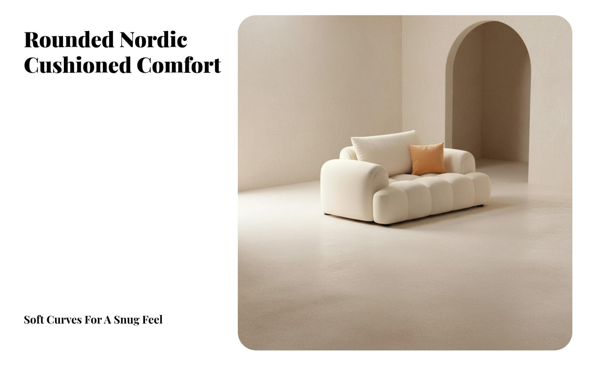 plush Sectional Cream design Sofa airyLike Design Living Room Furniture for Families, Homeowners, Lounge Area, Apartment, Home Theater