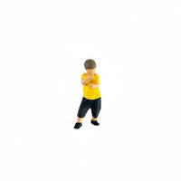 1:64 Scale People Figurine Dynamic Poses Hand-Painted Miniature Figure Miniature Scene People Model High Intricacy for Hobbyists