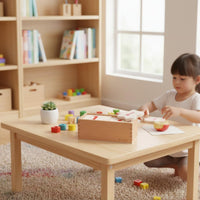 Learning Numbers Puzzle Self-Correcting Counting Puzzle with Storage Box Hands-on Toy for Classroom, Playroom