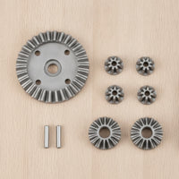 Differential Gear Set Replacement Bevel Gear Set with Pins for RC Car Enthusiasts