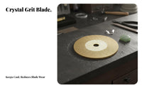 Diamond Cutting Wheel High Hardness Small Diamond Saw Disc Resilient Rotary Tool Cutting for Jewelers, Hobbyist S, Jewelry Making, Crafting, Grinding