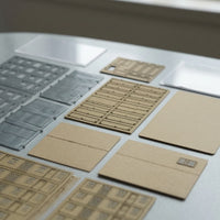 Model Building with Balconies Pre-Cut Apartment Model Kit Paintable Multi-Story for Modelers, Railway Layouts, Dioramas