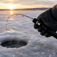 Ice Fishing Rod with EVA Handle for Winter Raft Fishing