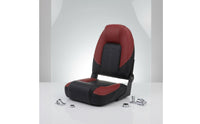 Weather Resistant High Back Boat Seat Ergonomic Backrest Low Back Boat Seat Easy to Clean for Anglers, Boating