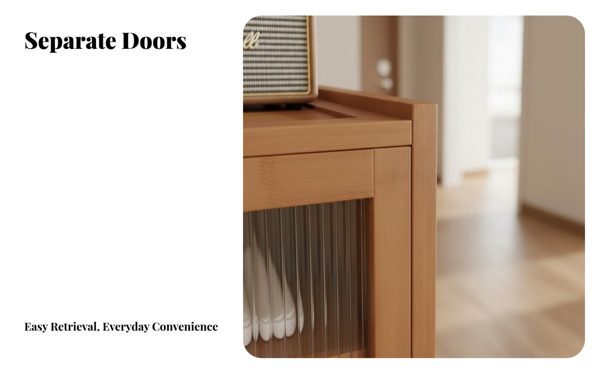 Space-Saving Slim Shoe Cabinet Long-Lasting Narrow Shoe Storage Cabinet Large Capacity Easy Assembly for Apartment Dwellers, Homeowners, Families, Hallway, Bedroom, Living Room, Closet