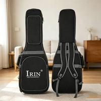 20mm Thick Padding Guitar Backpack With Neck Rest Padded Gig Bag Double Shoulder Straps for Guitarists, Musicians, Travel, Outdoor