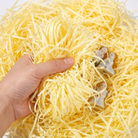 Raffia Paper Filler Cushions & Secures Fragile Items Zigzag Cut Paper Shred Versatile Shredded Gift Basket Filler for Maker S