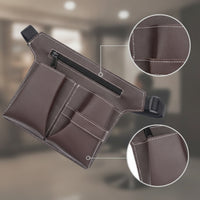 Leather-Like Barber Waist Bag Structured Waist Bag with Adjustable Strap Handsunrestricted Hairdresser Tool Pouch Easy to Clean for Hairdressers, Barbershop
