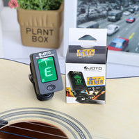 JOYO Digital Clip-On Tuner for Acoustic Guitar Ukulele Bass Violin Chromatic