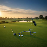Ground Peg Golf Practice Aid Iron Frame Sports Training Gear Portable
