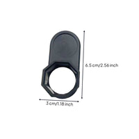 Secure Grip Plastic Chalk Holder Matte Finish Spring-Loaded Chalk Holder Hollow Opening