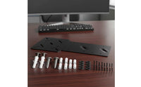 Space-Saving VESA Mounting Bracket Clutter-Clutterless Docking Station Mount Long-Lasting Docking Station Bracket Heavy-Duty for Telecommuter Workers, Workstations