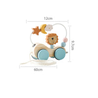 Pull-Along Toy Car Educational Bead Maze Toy-Safe for Preschoolers