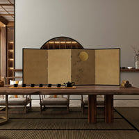 Miniature 6-Panel Art Screen Chinese design 6-Panel Miniature Divider for Adults