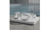 Integrated-Piece Design Swimming Goggles HD Vision Anti-Fog Swim Goggles Comfortable Fit Waterproof Swimming Glasses Leak-Proof for Adults, Men, Women