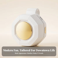 Compact Mini Clamp-on Fan Hanging Loop USB Rechargeable Mini Fan