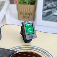 JOYO Digital Clip-On Tuner for Acoustic Guitar Ukulele Bass Violin Chromatic