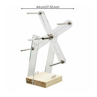 4-Axis Design Manual Tassel Winder Easy to Use Hand-Operated Tassel Tool Sturdy Crafting Supply Counter Compatible for Crafters, DIY Enthusiasts, Jewelry Makers, Craft Projects, Home Decoration