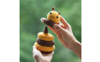 Handmade Stuffed Toy Bee Kit Hobby Bee Stacking Rings Kit for Adults