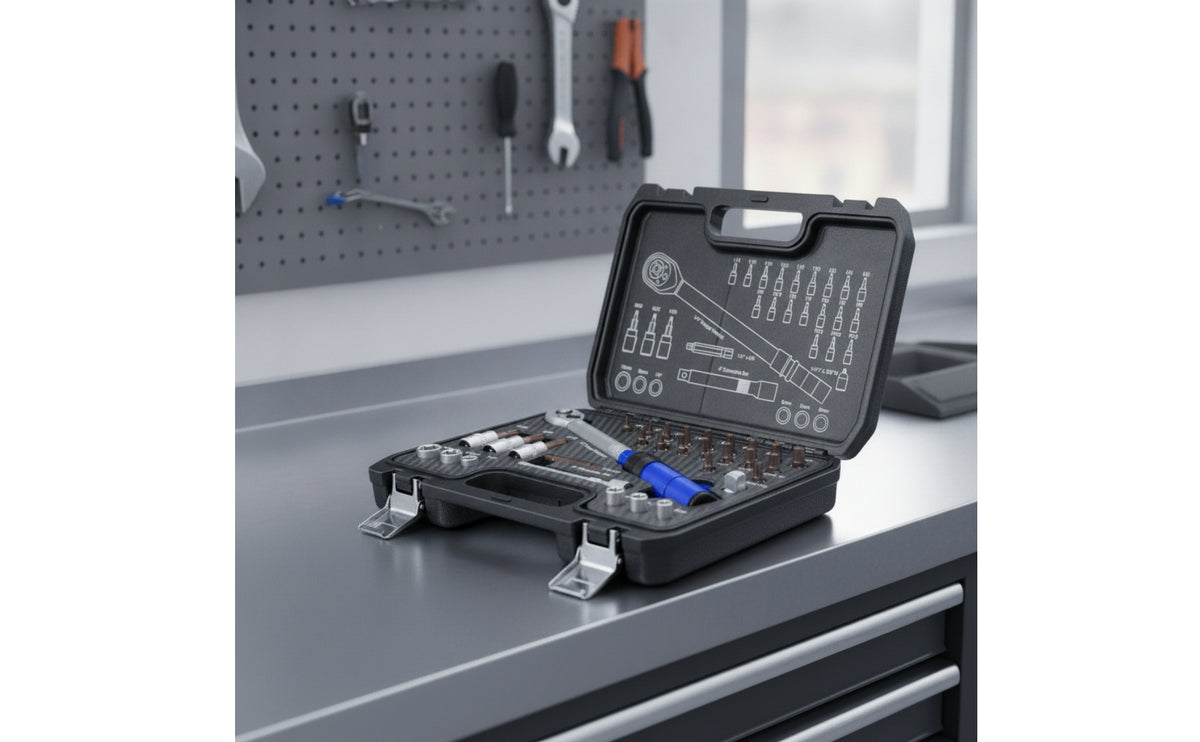 Fastening Wrench with Case Adjustable Tool Portable for Workshop
