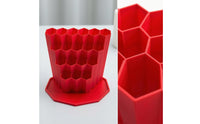 Diamond Art Pen Stand with Hexagonal Slots Honeycomb Dotting Pen Holder Upright Craft Tool Organizer for Crafters