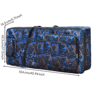 61-Key Keyboard Case Portable Keyboard Gig Bag Adjustable Padded Piano Bag for Lessons