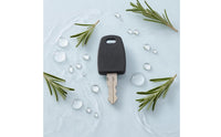 Flat Blade Plastic-Head Key Oval Slot Notched Key Ready to Cut Lock Accessory