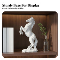 American Design Resin Horse Ornament Meaningful Gift Horse Statue Fine Workmanship for Business Owners, Living Room, Entryway, Bookshelf