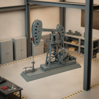 HO Scale Oil Oil Rig Model Kit Cardboard Rig Model DIY Oil Oil Rig Kit Decorative for Dioramas