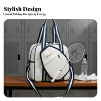 Multifunctional Badminton Racquet Tote Versatile Carrying Options Gender-Neutral Racket Tote Lightweight Design for Fitness Training, Travel