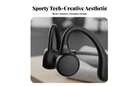 Air Conduction Headphones Built in Slot Headphones Suitable Fit Opening Ear Sports Headset for Cyclists, Athletes, Running